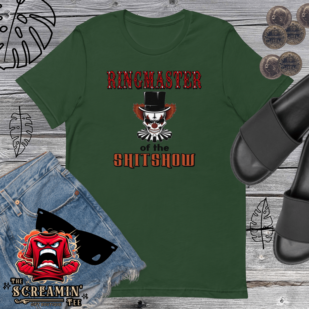 RINGMASTER MALE UNISEX TSHIRT - The Screamin' Tee