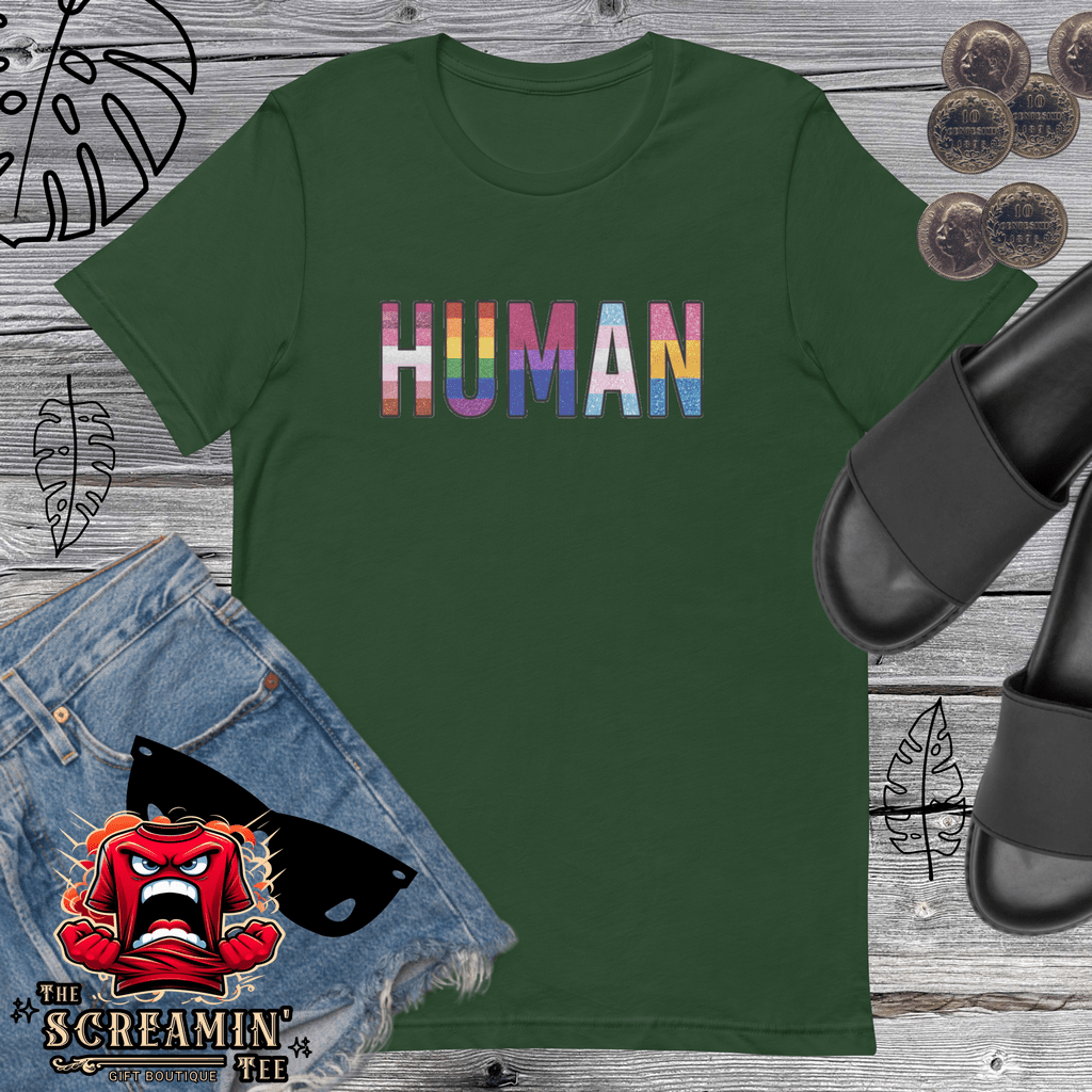 HUMAN UNISEX TSHIRT - The Screamin' Tee