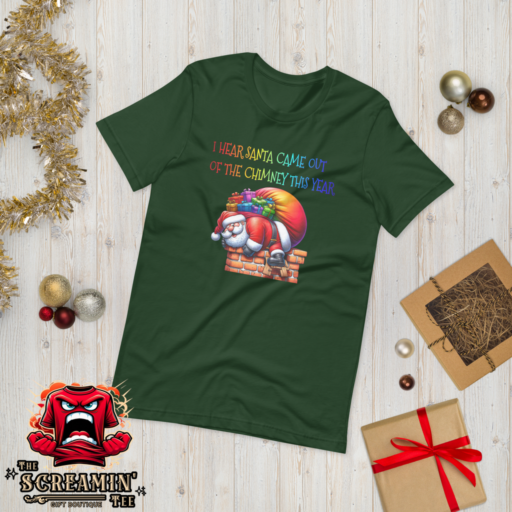 SANTA CAME OUT UNISEX TSHIRT