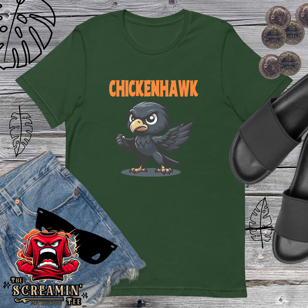 CHICKENHAWK UNISEX TSHIRT