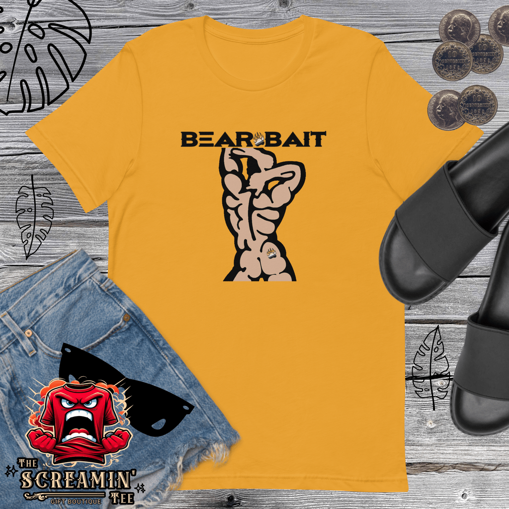 BEAR BAIT UNISEX TSHIRT - LIGHT TONE - The Screamin' Tee