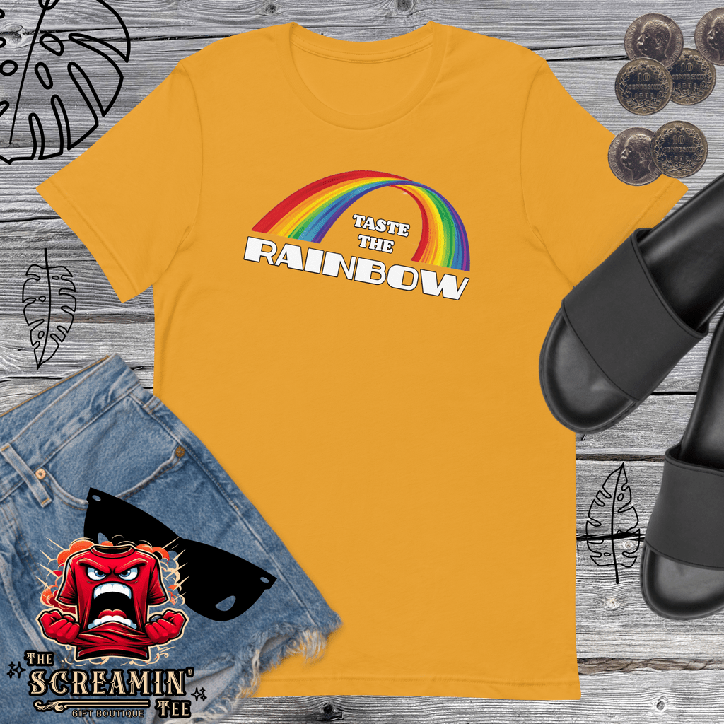 TASTE THE RAINBOW UNISEX TSHIRT - The Screamin' Tee