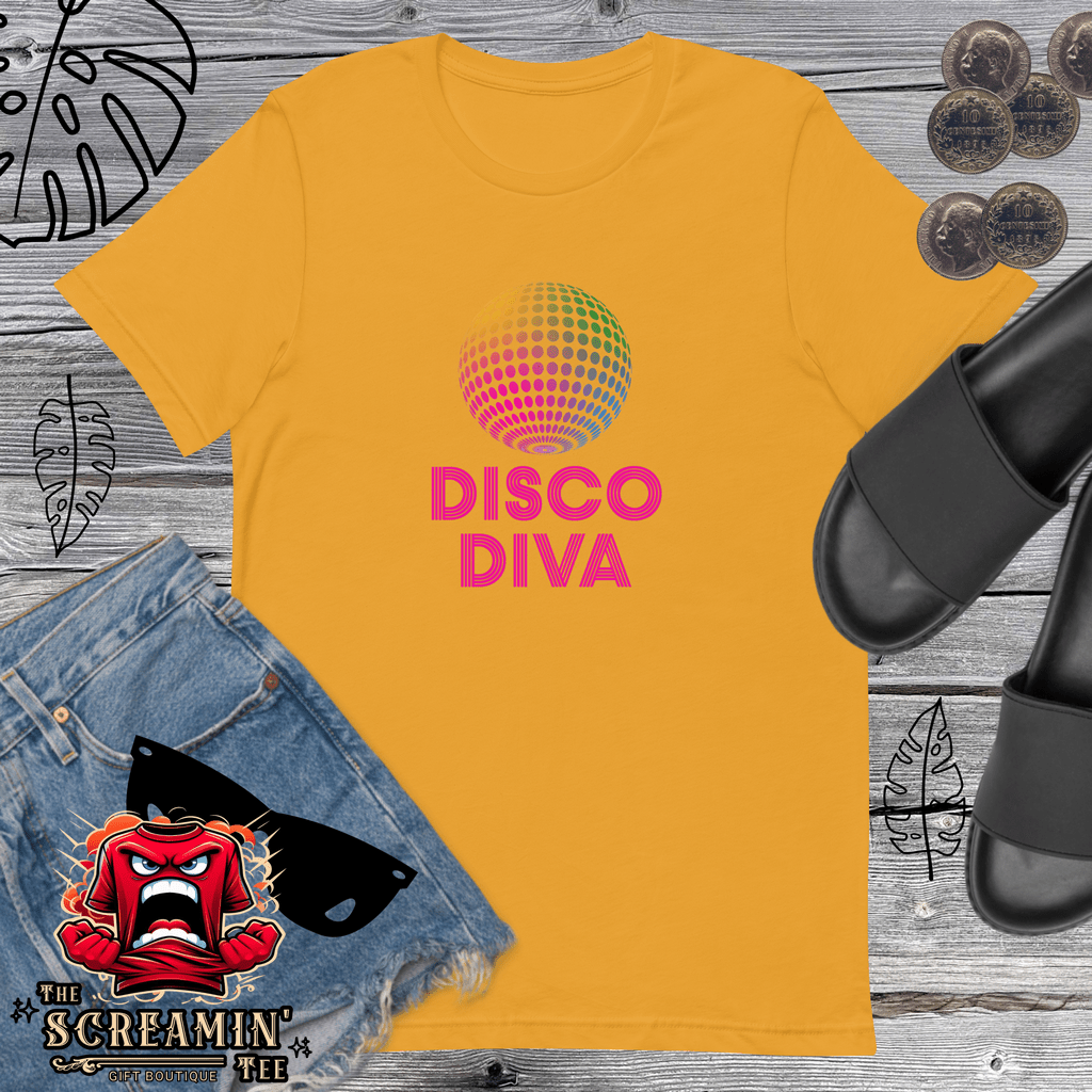 DISCO DIVA UNISEX TSHIRT - The Screamin' Tee