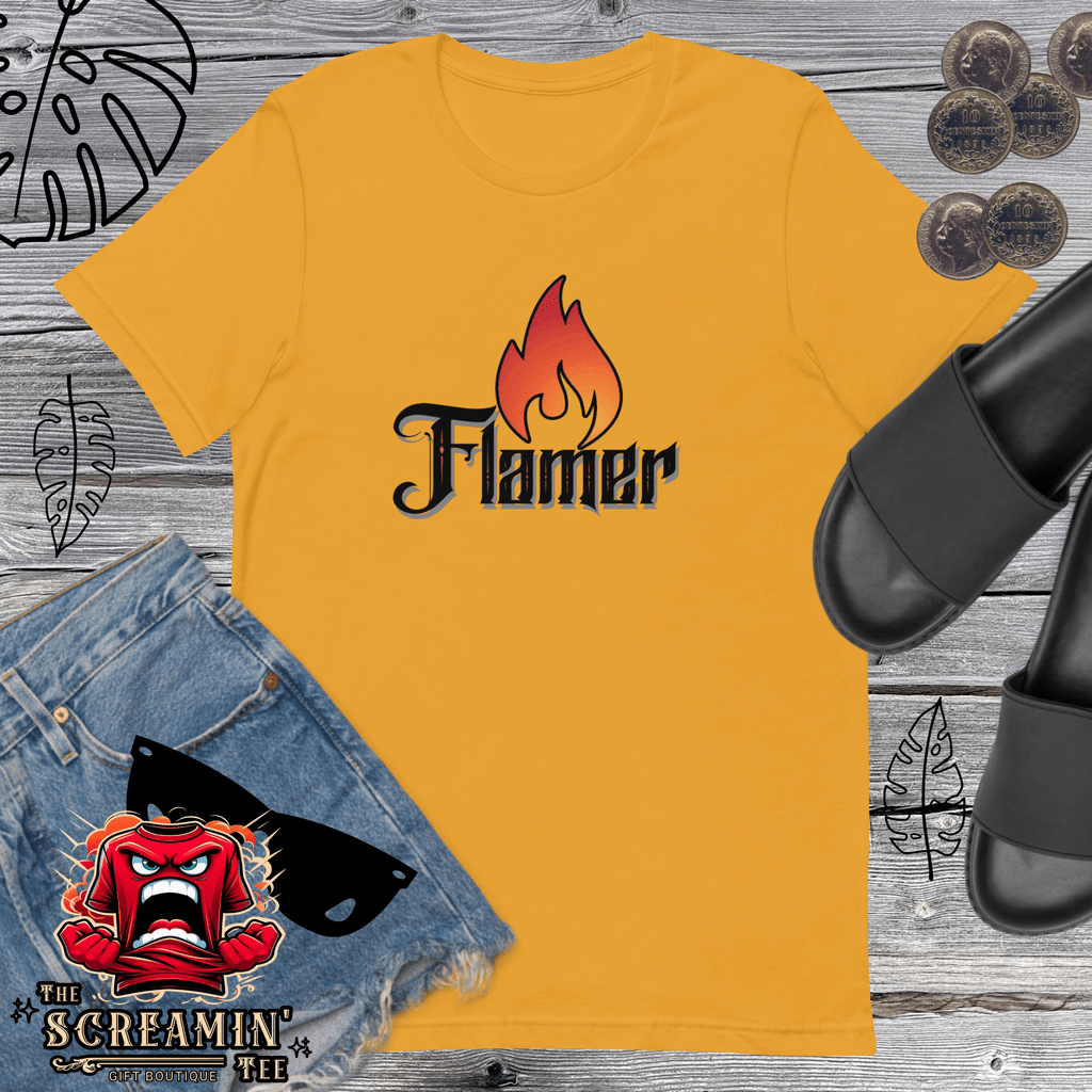 FLAMER UNISEX TSHIRT - The Screamin' Tee