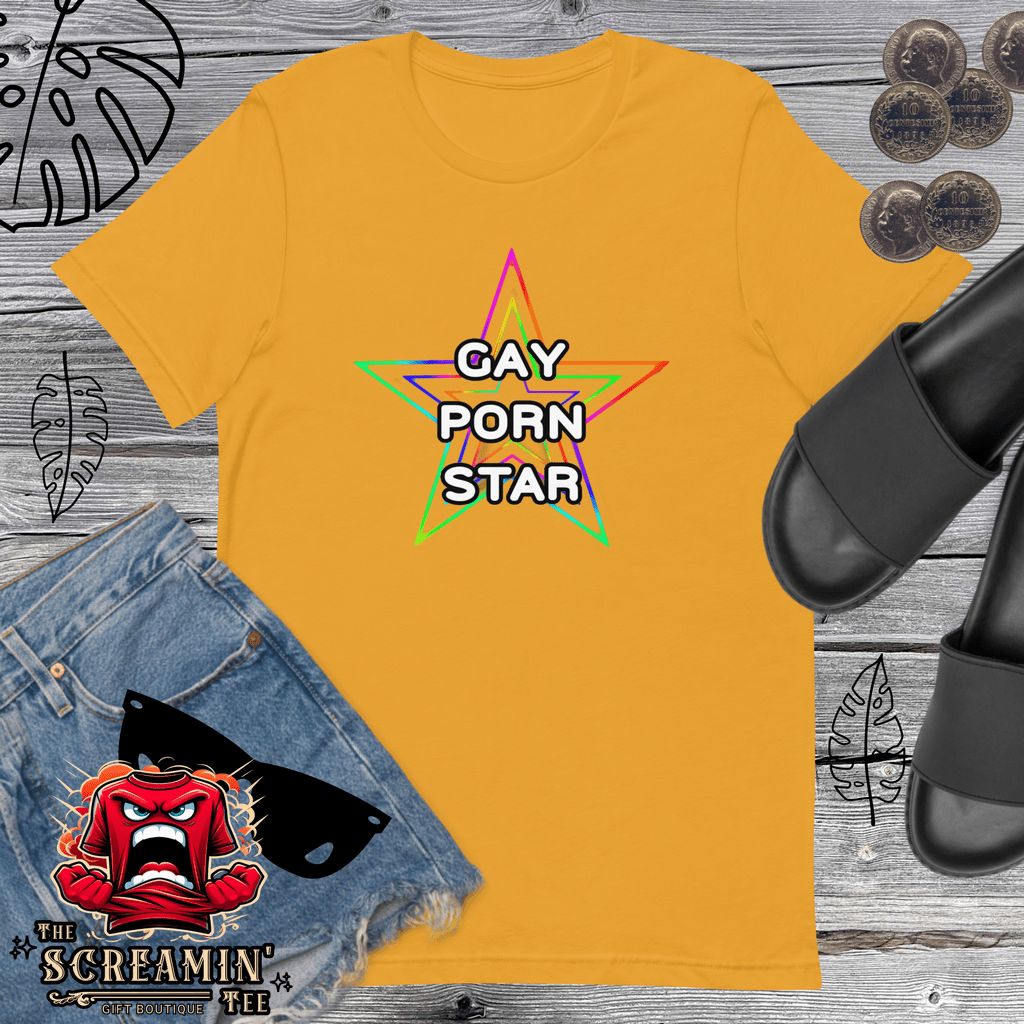 GAY PORN STAR UNISEX TSHIRT - The Screamin' Tee