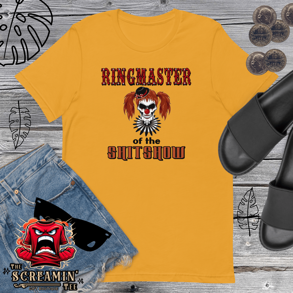 RINGMASTER FEMALE UNISEX TSHIRT - The Screamin' Tee