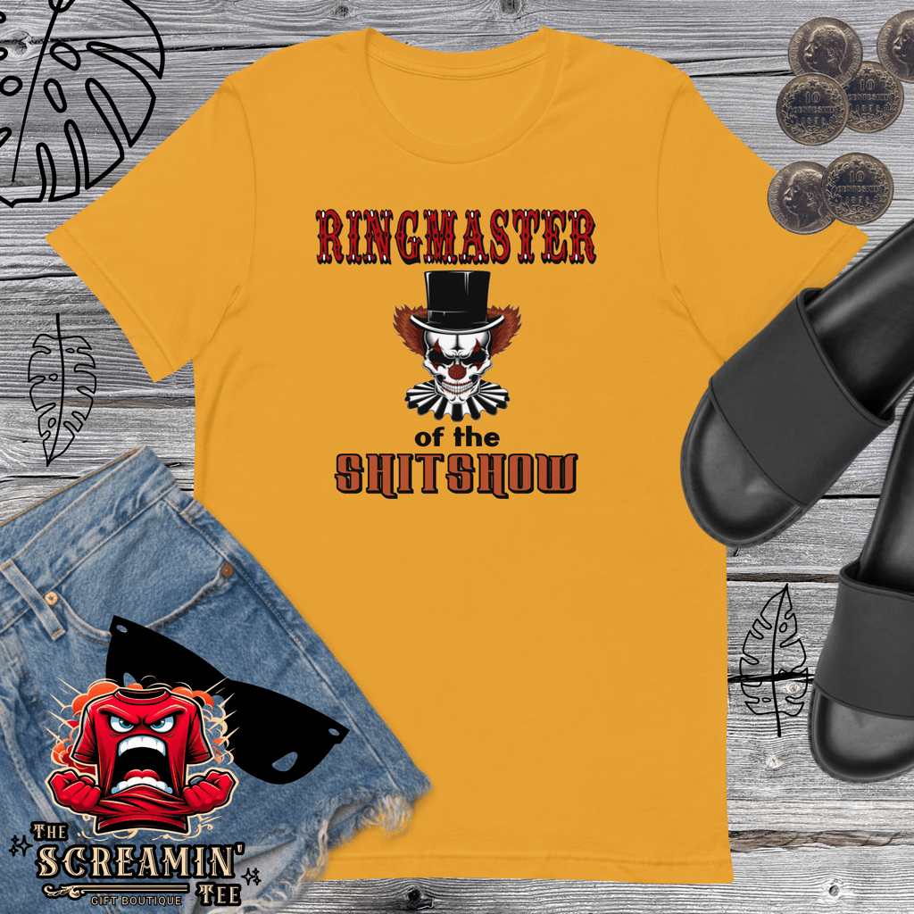 RINGMASTER MALE UNISEX TSHIRT - The Screamin' Tee