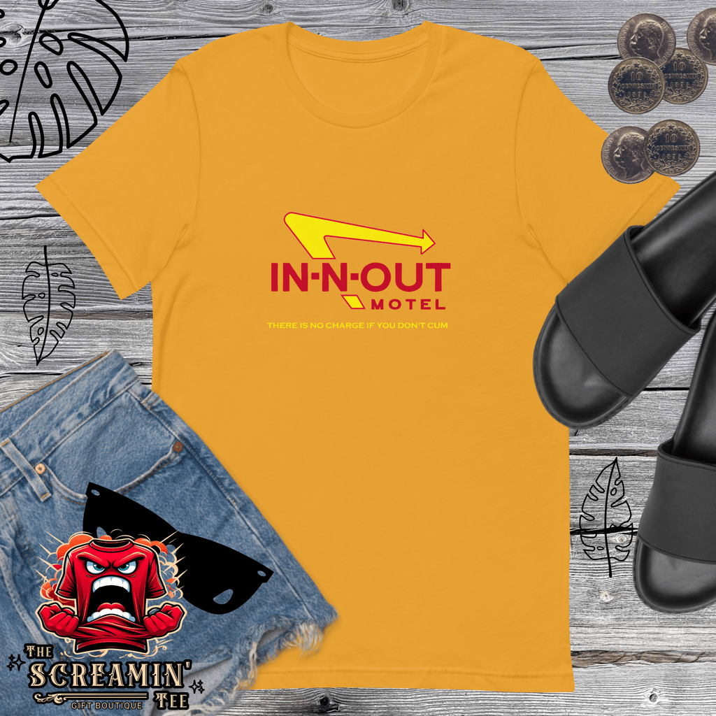 IN-N-OUT MOTEL UNISEX TSHIRT - The Screamin' Tee