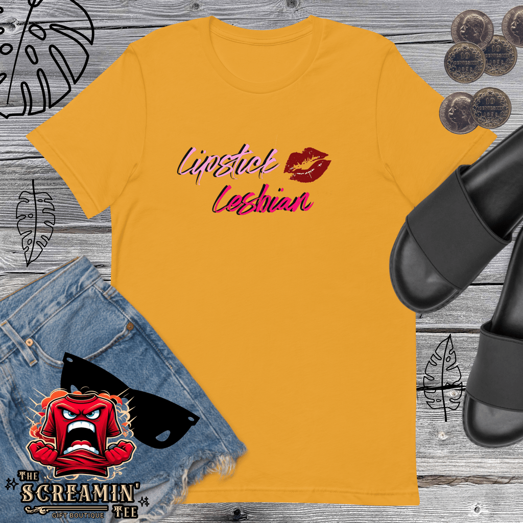 LIPSTICK LESBIAN UNISEX TSHIRT - The Screamin' Tee