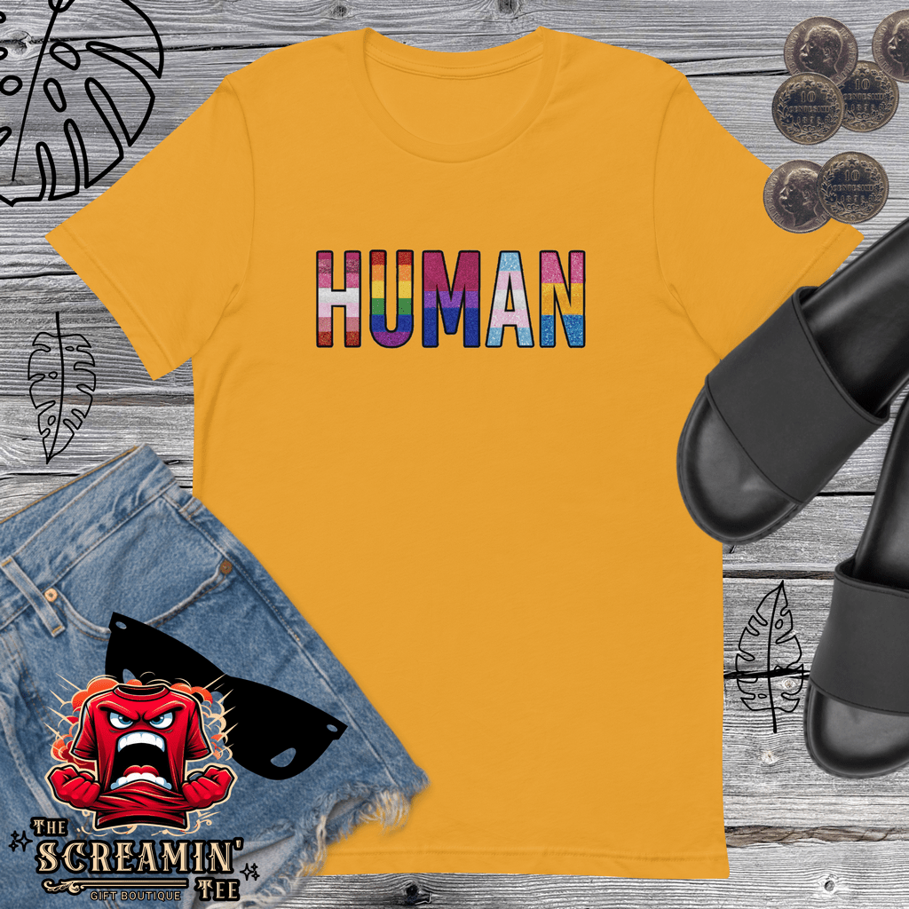HUMAN UNISEX TSHIRT - The Screamin' Tee