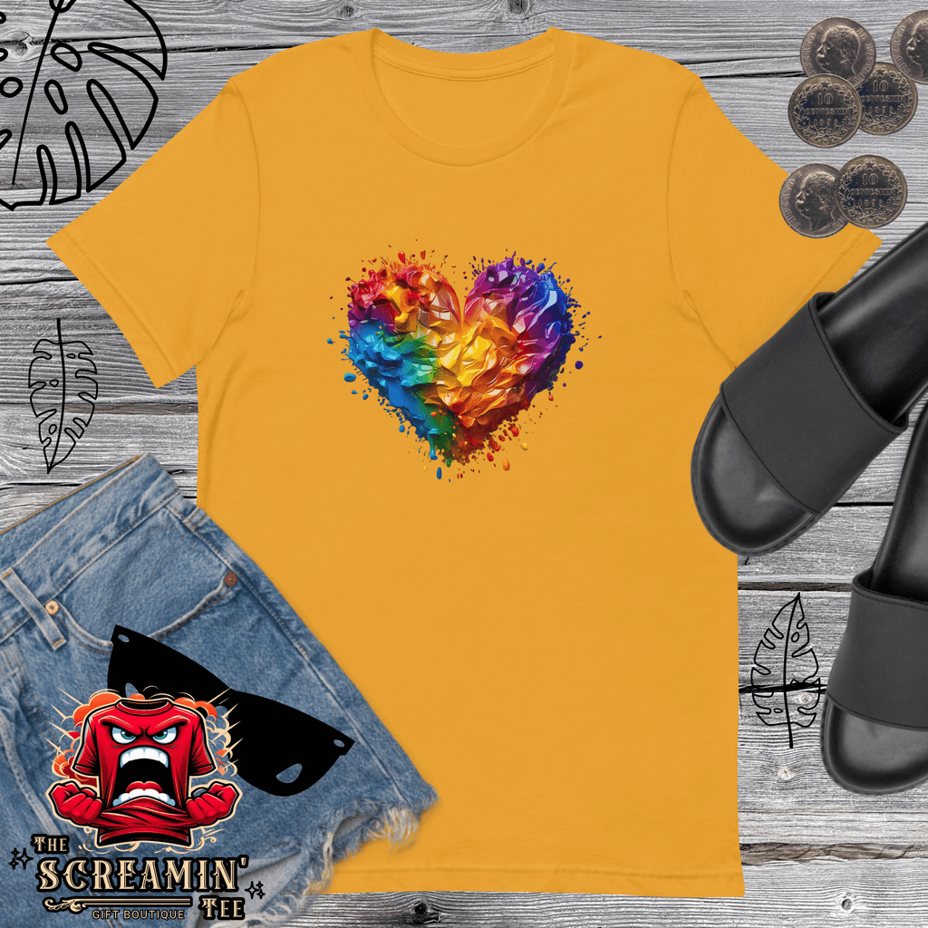 Acrylic Heart T-Shirt
