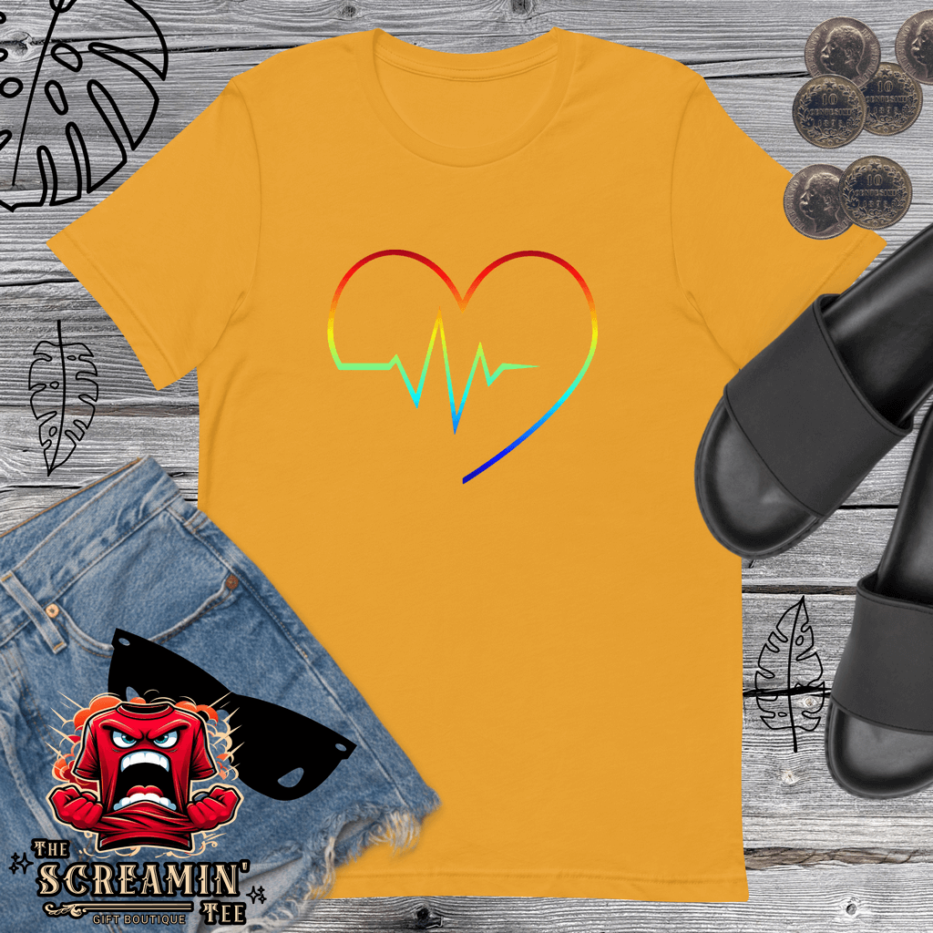 Rainbow Heartbeat T-Shirt