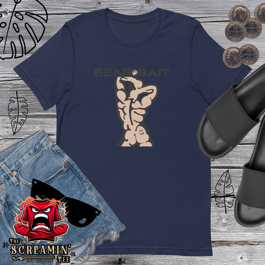 BEAR BAIT UNISEX TSHIRT - LIGHT TONE - The Screamin' Tee