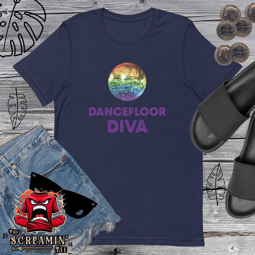 DANCEFLOOR DIVA UNISEX TSHIRT - The Screamin' Tee