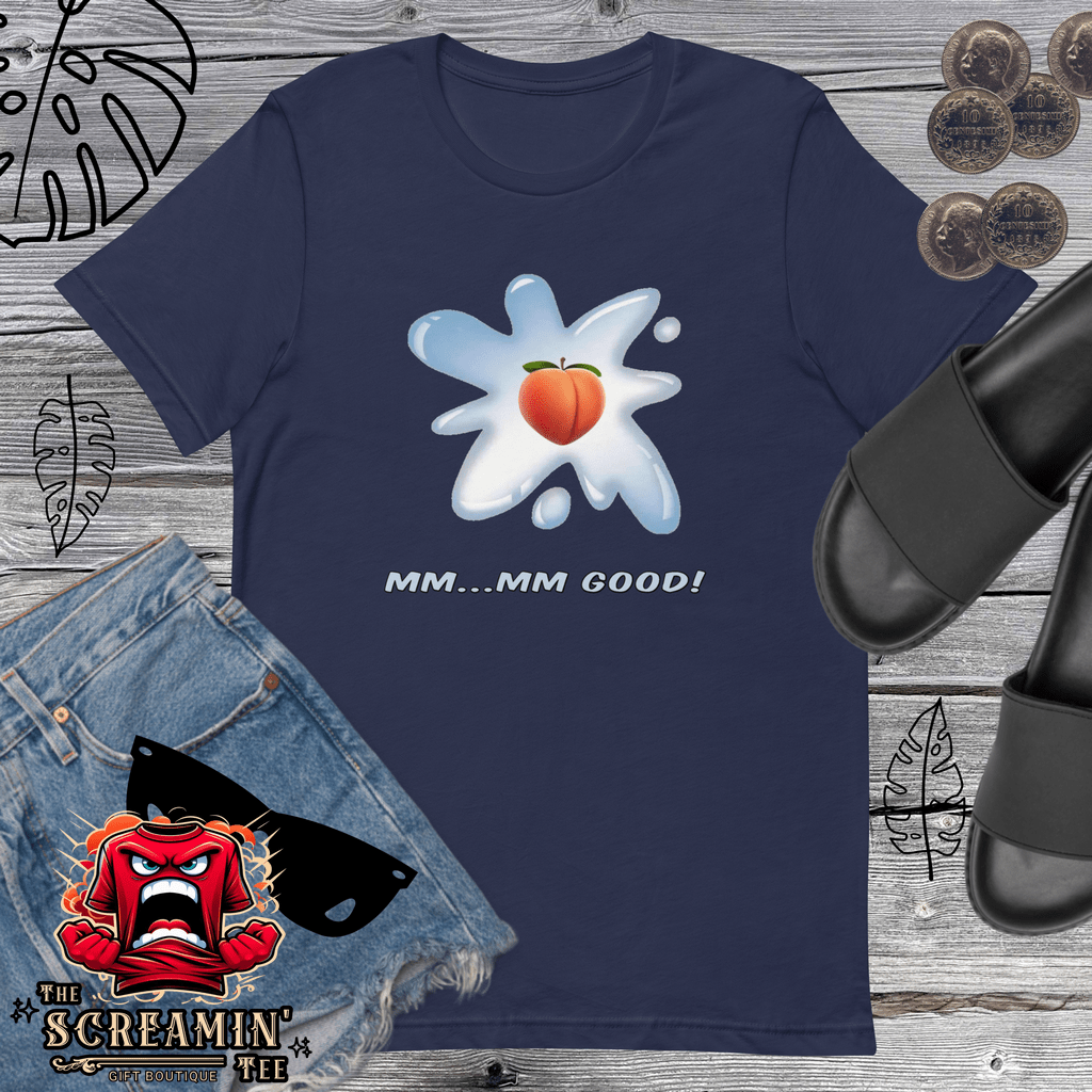 MM-MM-GOOD UNISEX TSHIRT - PEACH - The Screamin' Tee