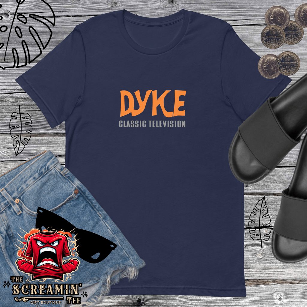 DYKE TV UNISEX TSHIRT