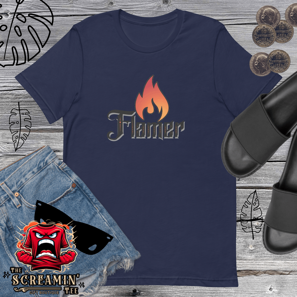 FLAMER UNISEX TSHIRT - The Screamin' Tee