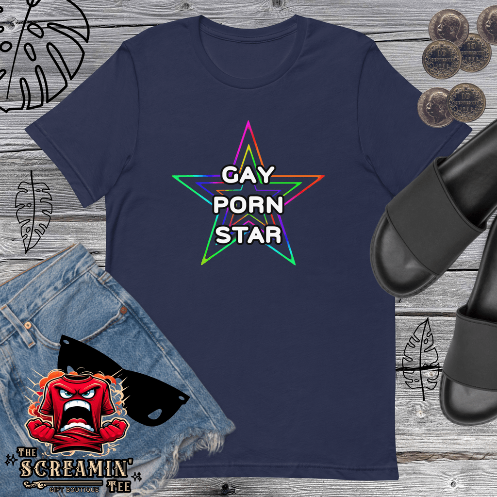 GAY PORN STAR UNISEX TSHIRT - The Screamin' Tee