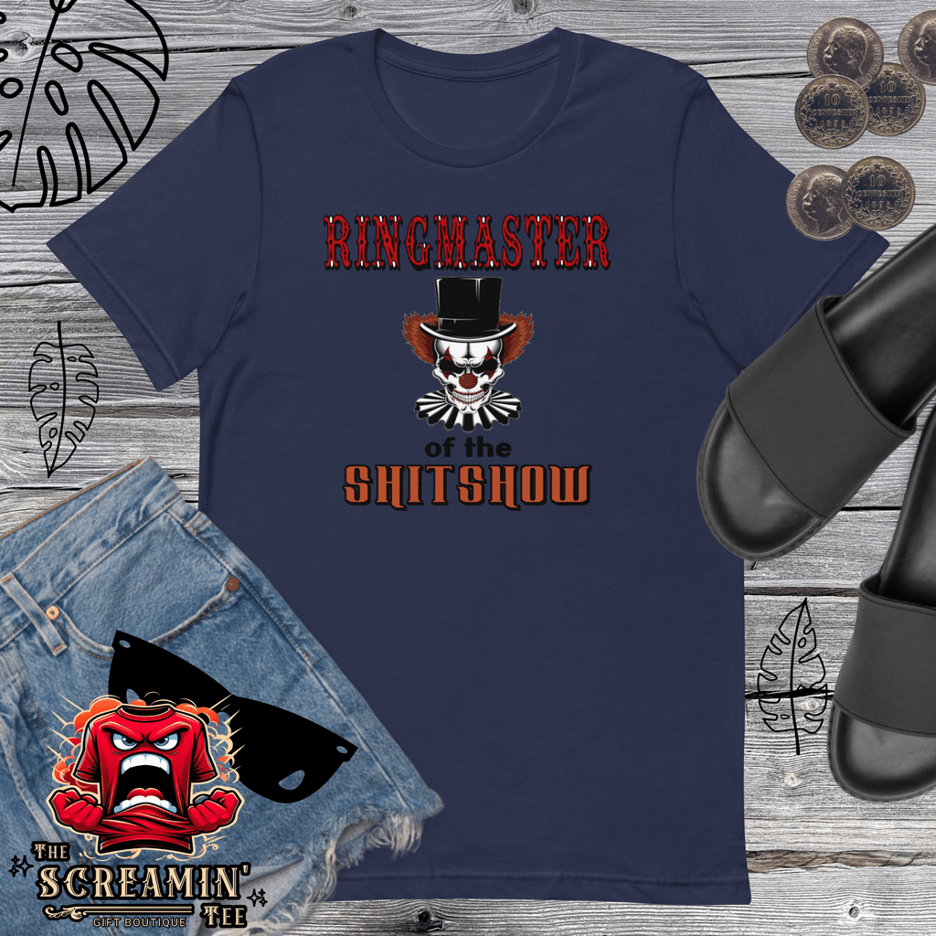 RINGMASTER MALE UNISEX TSHIRT - The Screamin' Tee