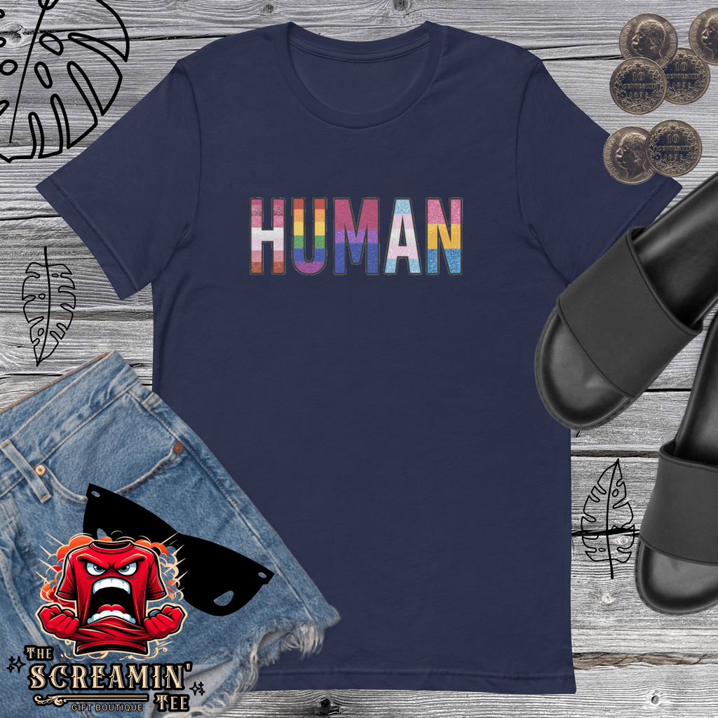 HUMAN UNISEX TSHIRT - The Screamin' Tee