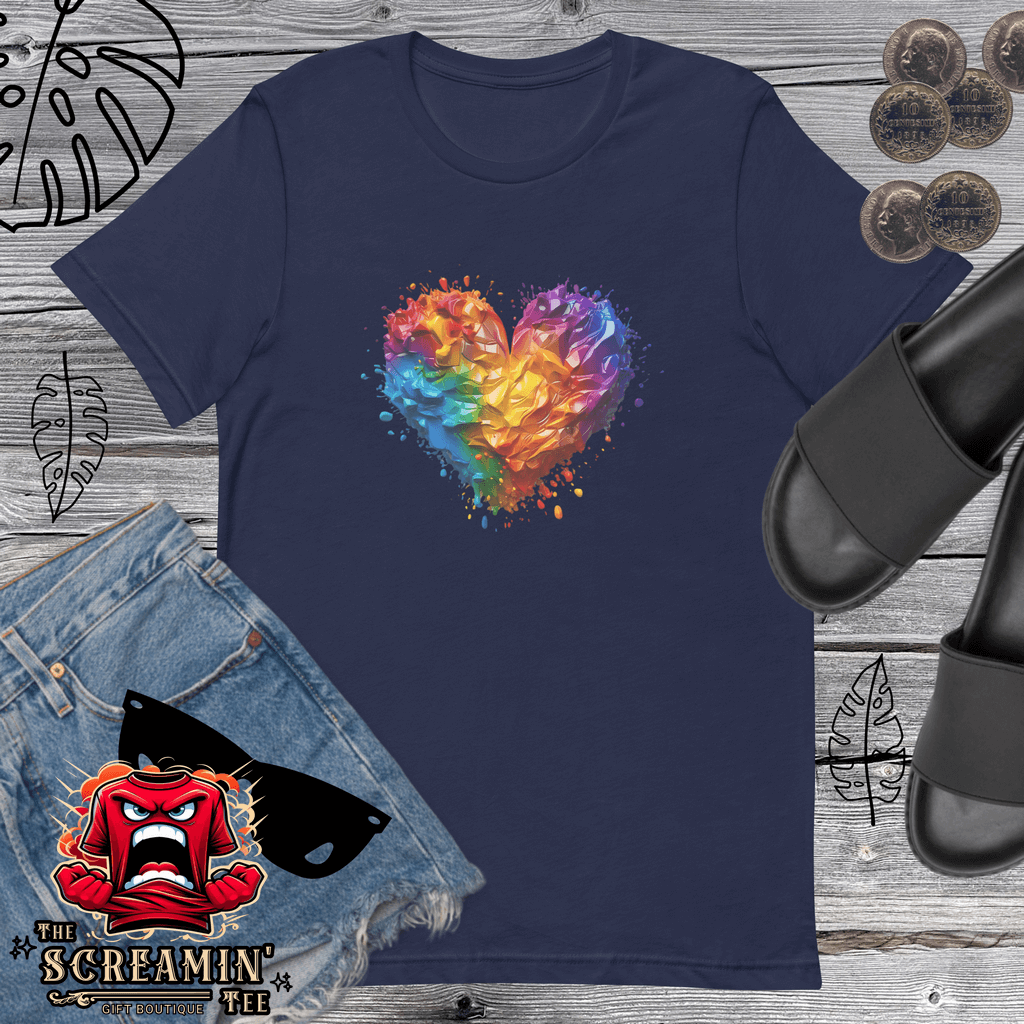 Acrylic Heart T-Shirt