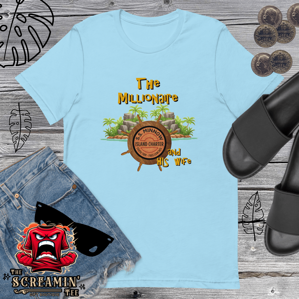 THE MILLIONAIRE/WIFE UNISEX TSHIRT - The Screamin' Tee