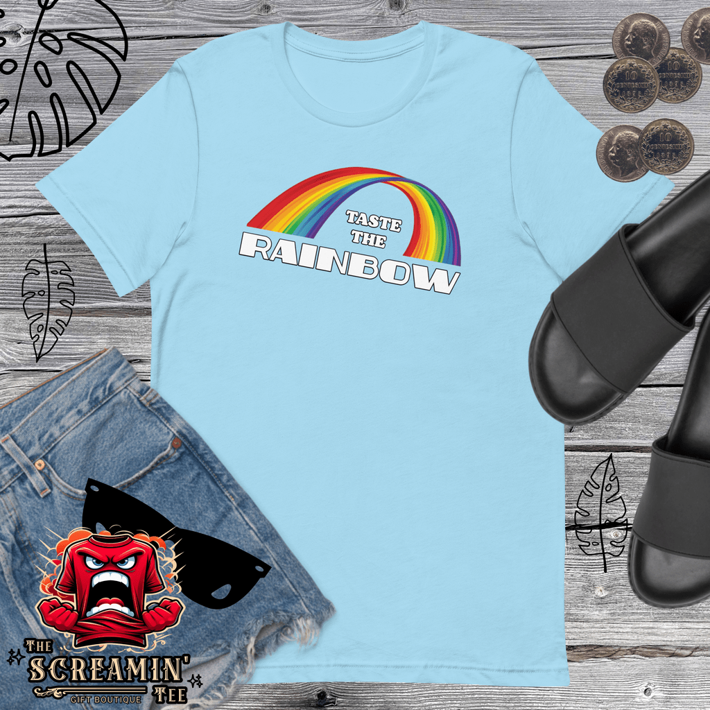 TASTE THE RAINBOW UNISEX TSHIRT - The Screamin' Tee