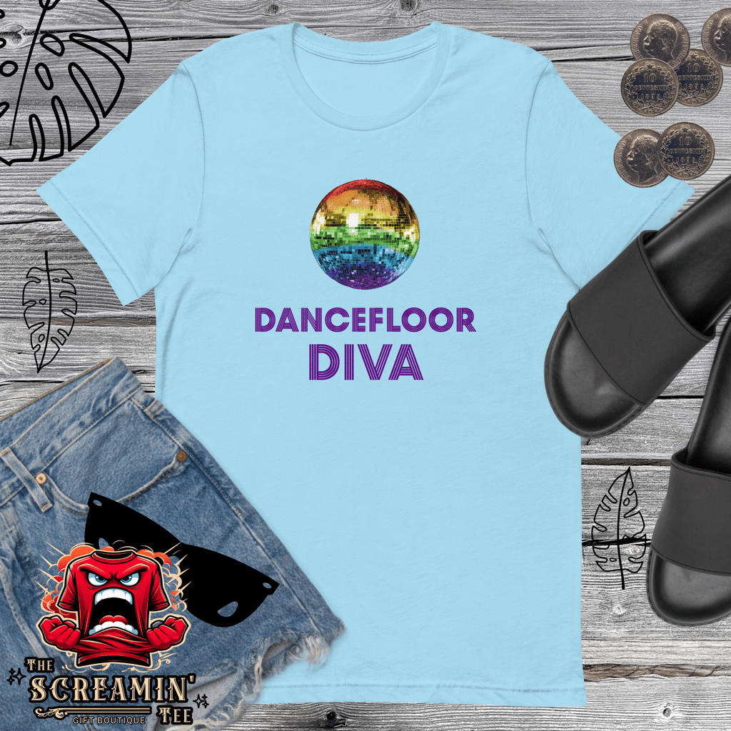 DANCEFLOOR DIVA UNISEX TSHIRT - The Screamin' Tee