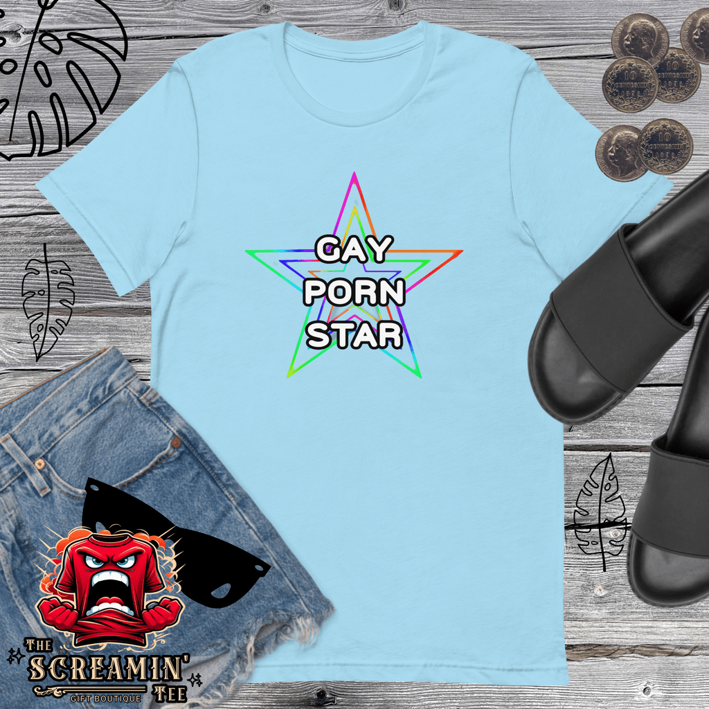 GAY PORN STAR UNISEX TSHIRT - The Screamin' Tee