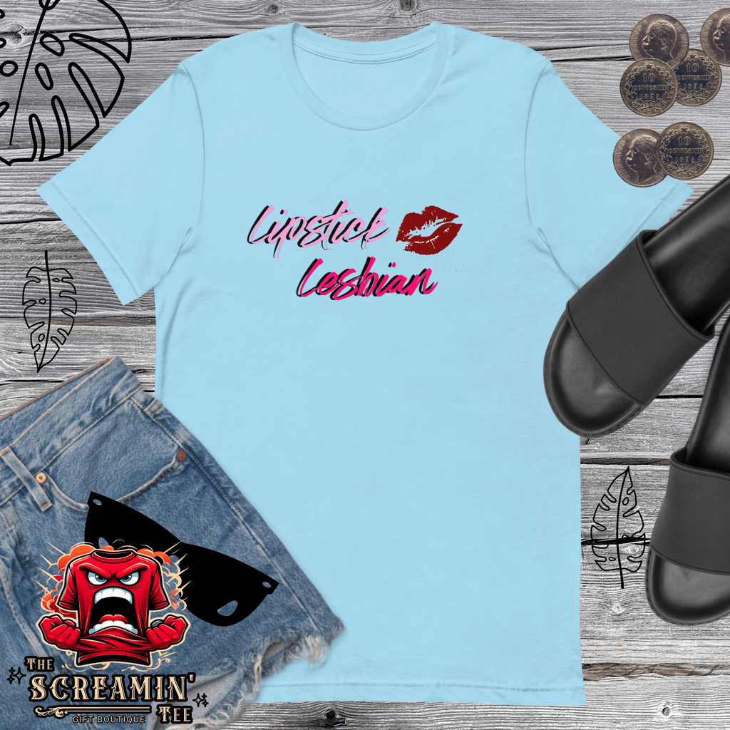 LIPSTICK LESBIAN UNISEX TSHIRT - The Screamin' Tee