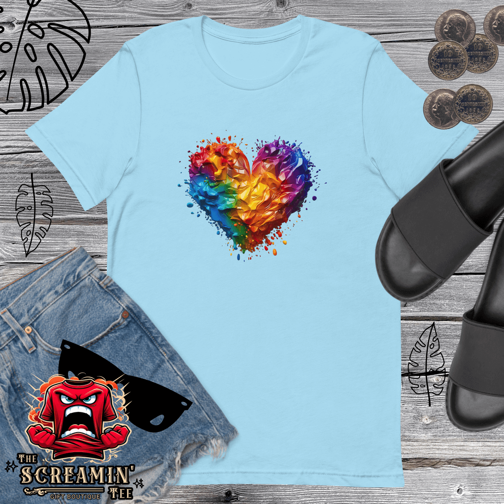 Acrylic Heart T-Shirt