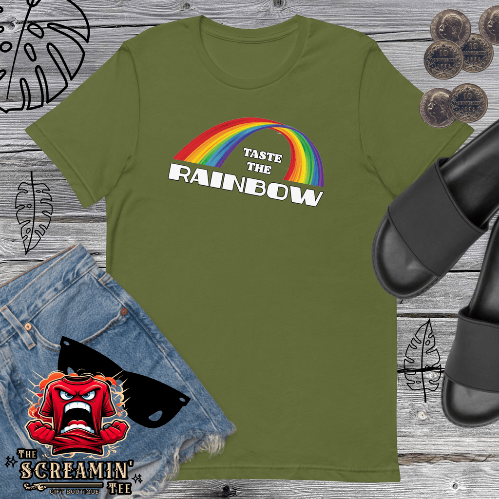 TASTE THE RAINBOW UNISEX TSHIRT - The Screamin' Tee