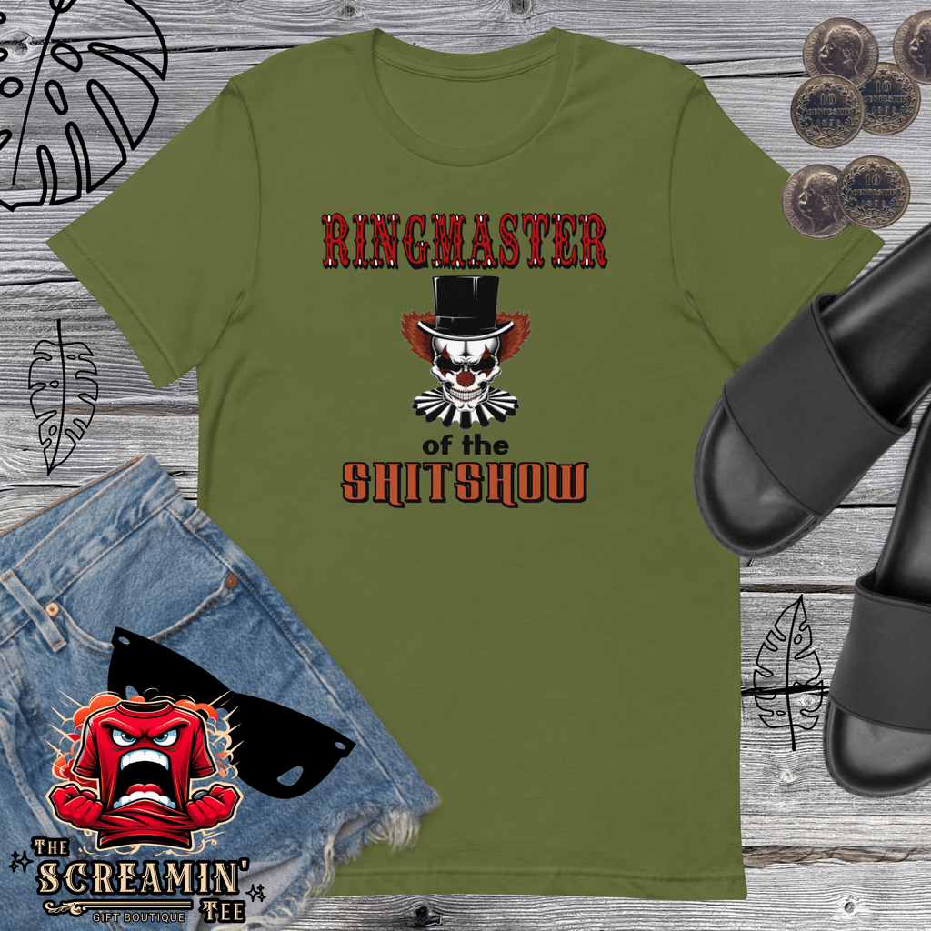 RINGMASTER MALE UNISEX TSHIRT - The Screamin' Tee