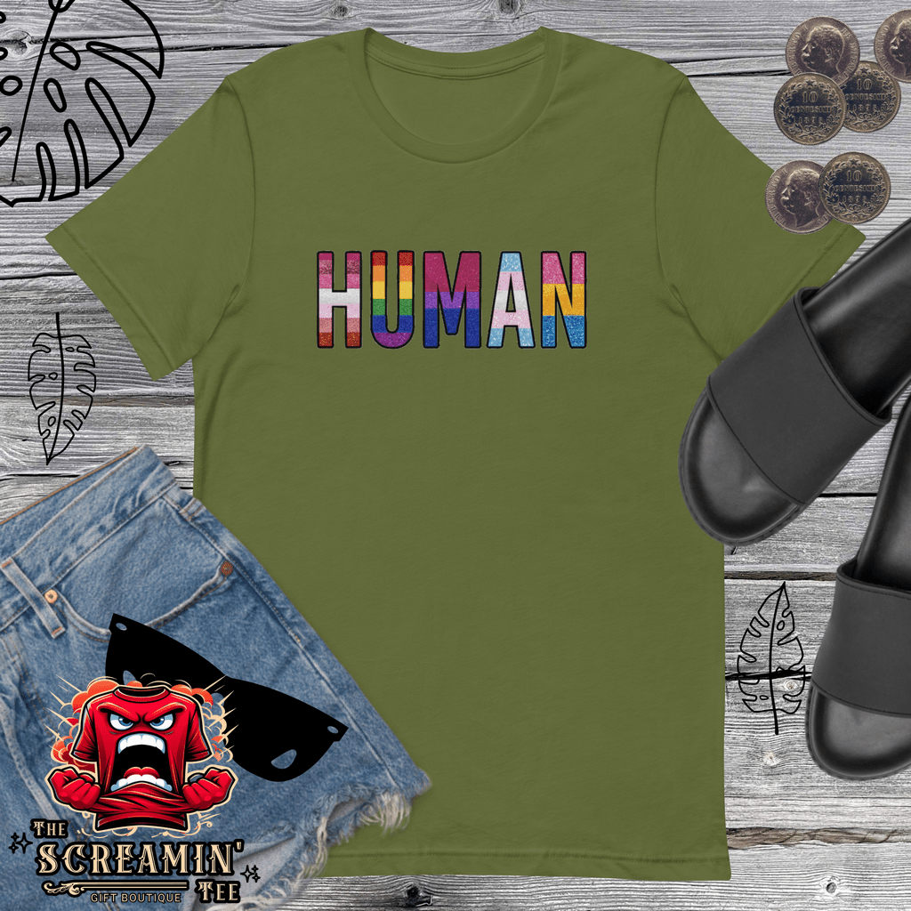 HUMAN UNISEX TSHIRT - The Screamin' Tee