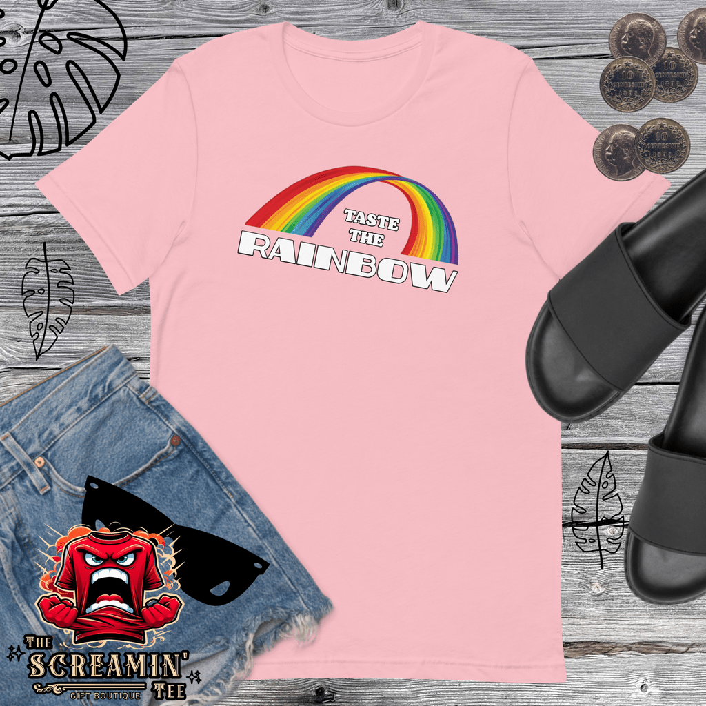 TASTE THE RAINBOW UNISEX TSHIRT - The Screamin' Tee