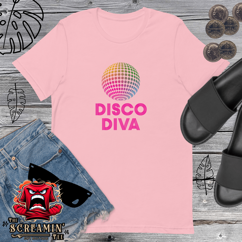 DISCO DIVA UNISEX TSHIRT - The Screamin' Tee