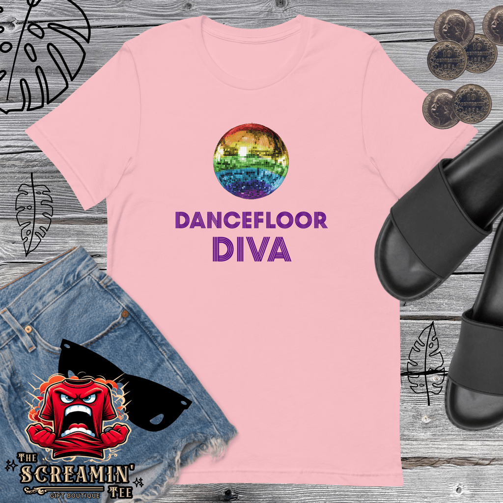 DANCEFLOOR DIVA UNISEX TSHIRT - The Screamin' Tee