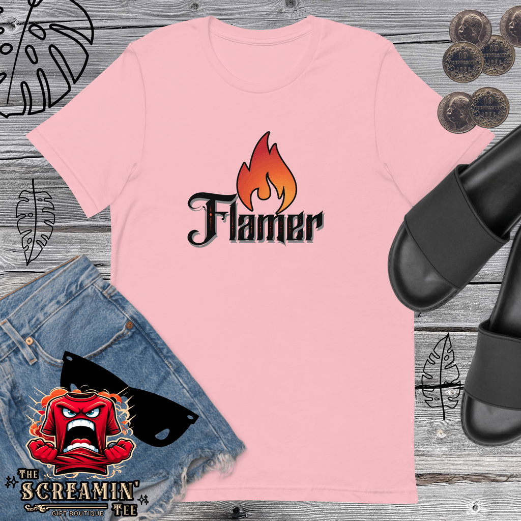 FLAMER UNISEX TSHIRT - The Screamin' Tee