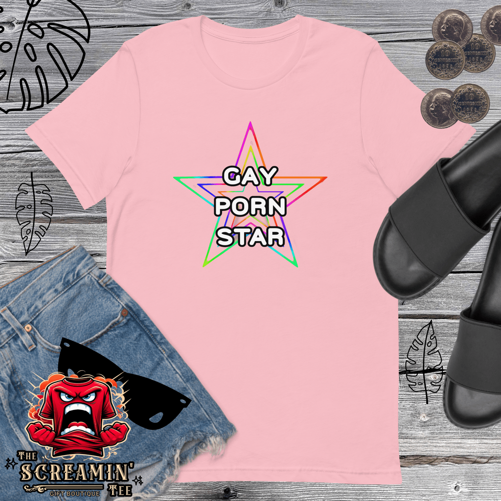 GAY PORN STAR UNISEX TSHIRT - The Screamin' Tee