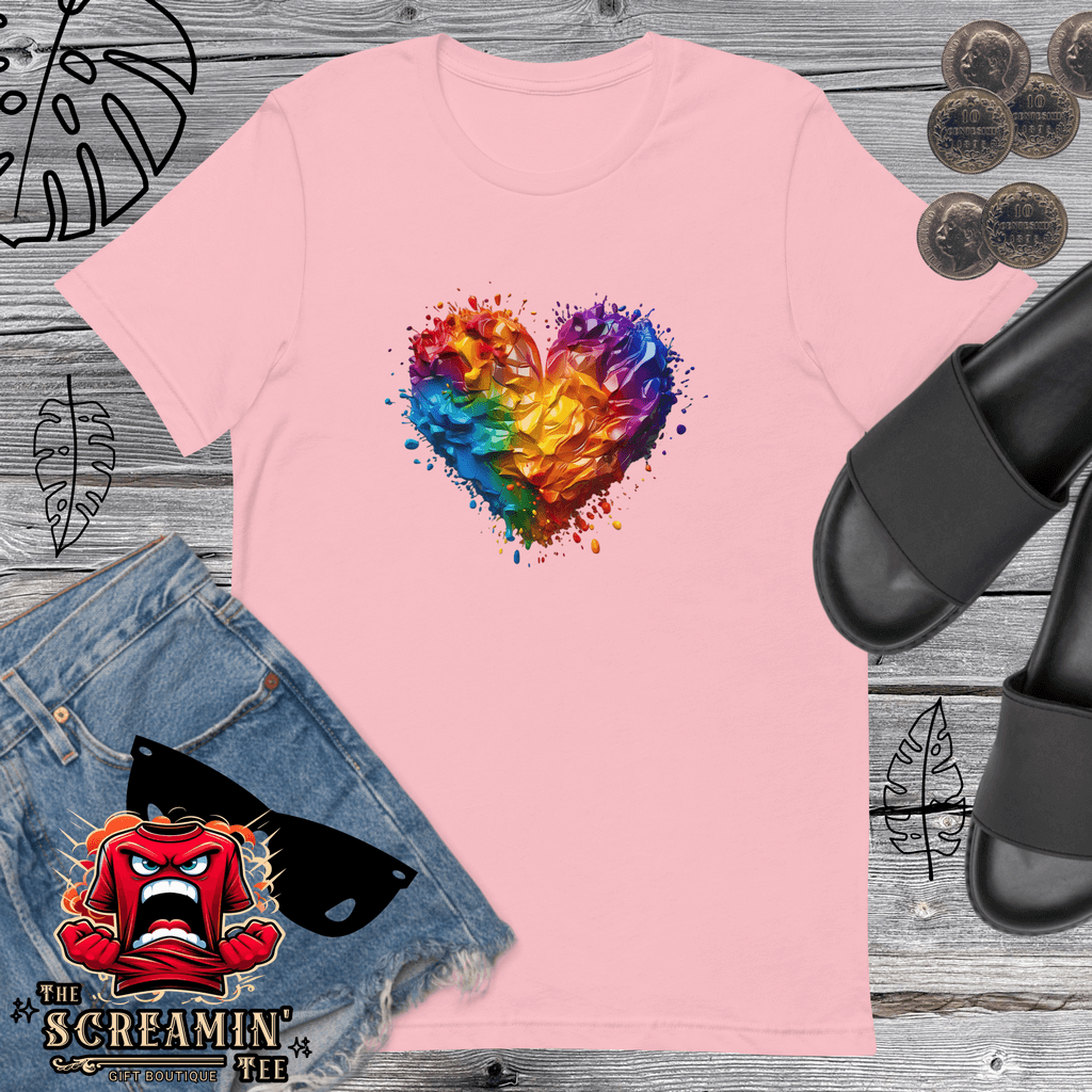 Acrylic Heart T-Shirt