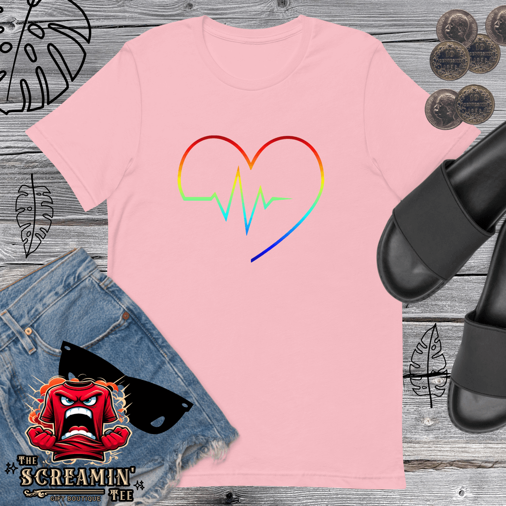 Rainbow Heartbeat T-Shirt