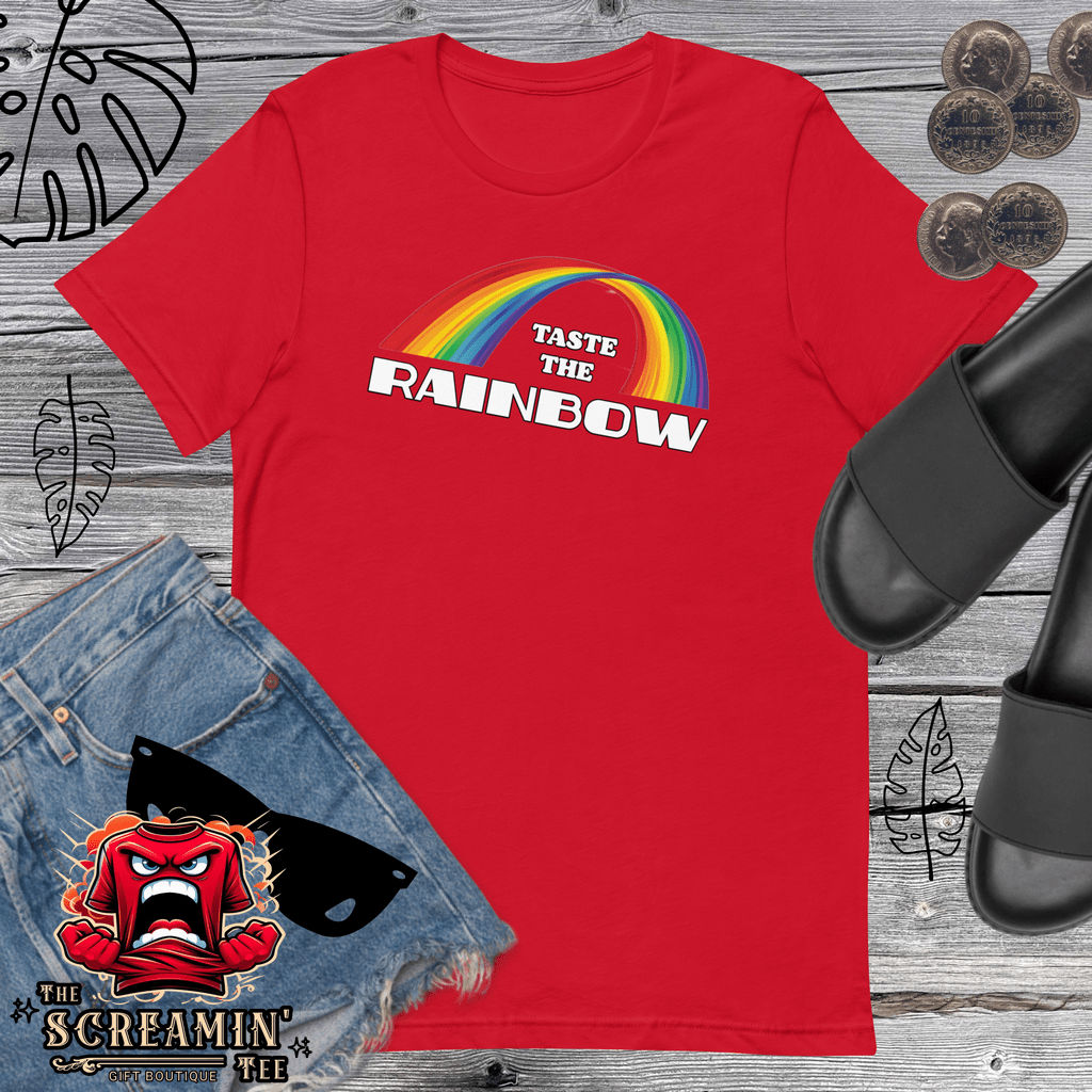 TASTE THE RAINBOW UNISEX TSHIRT - The Screamin' Tee