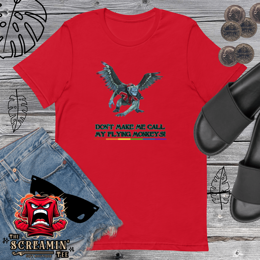 FLYING MONKEYS UNISEX TSHIRT - The Screamin' Tee