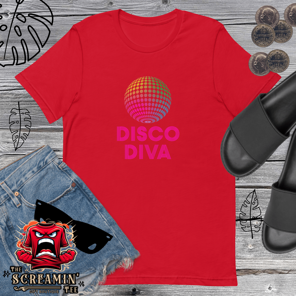 DISCO DIVA UNISEX TSHIRT - The Screamin' Tee