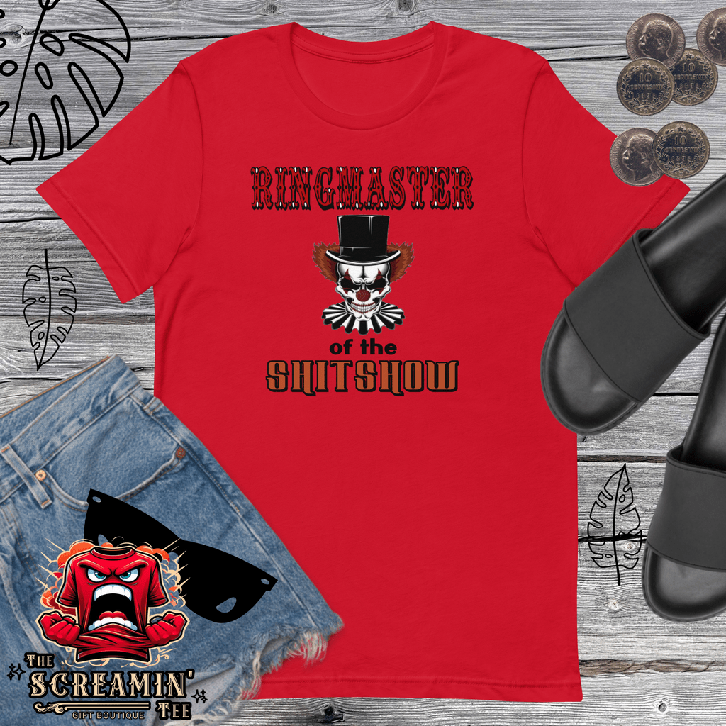 RINGMASTER MALE UNISEX TSHIRT - The Screamin' Tee