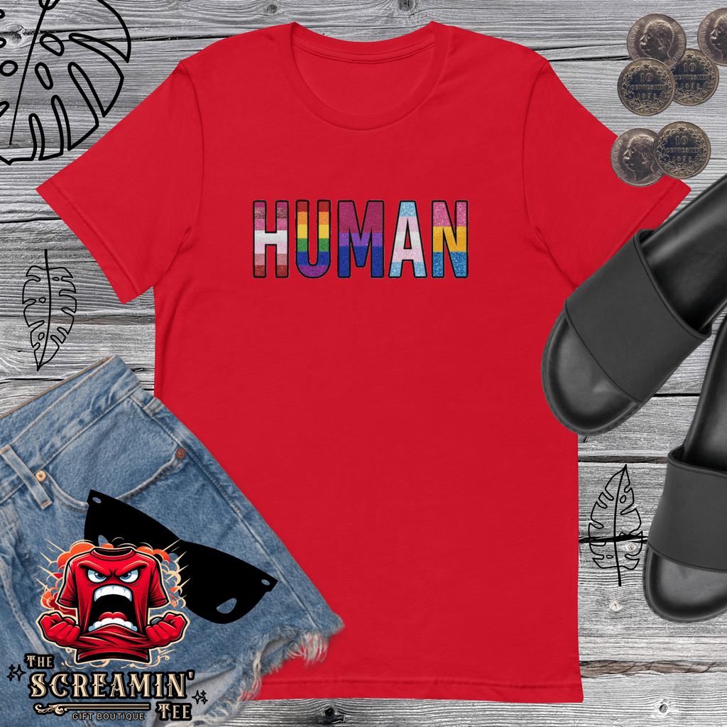 HUMAN UNISEX TSHIRT - The Screamin' Tee