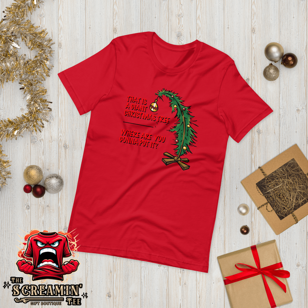 GIANT CHRISTMAS TREE UNISEX TSHIRT - The Screamin' Tee