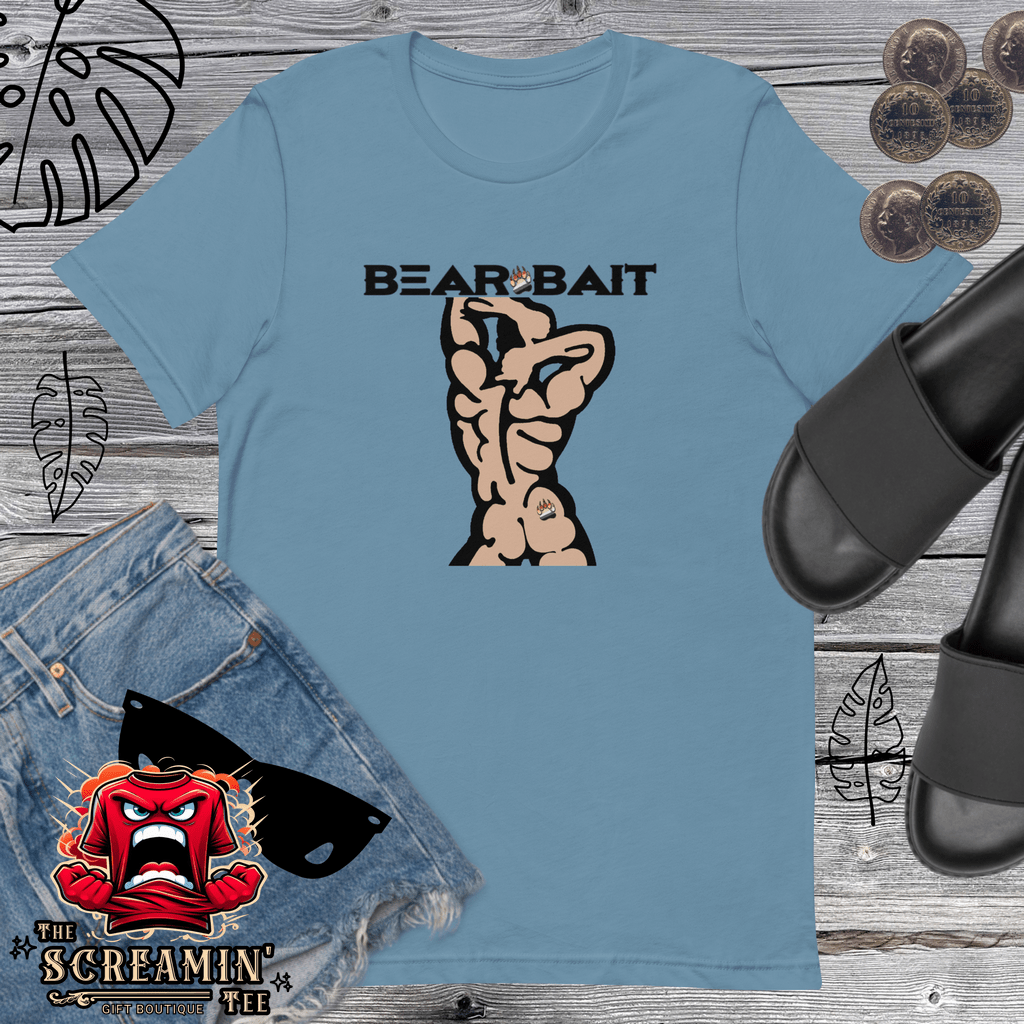 BEAR BAIT UNISEX TSHIRT - LIGHT TONE - The Screamin' Tee