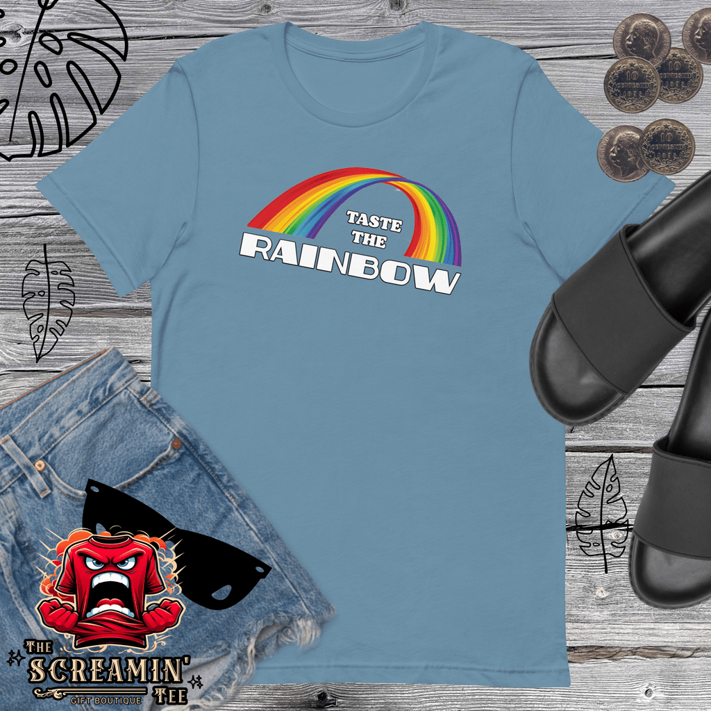 TASTE THE RAINBOW UNISEX TSHIRT - The Screamin' Tee