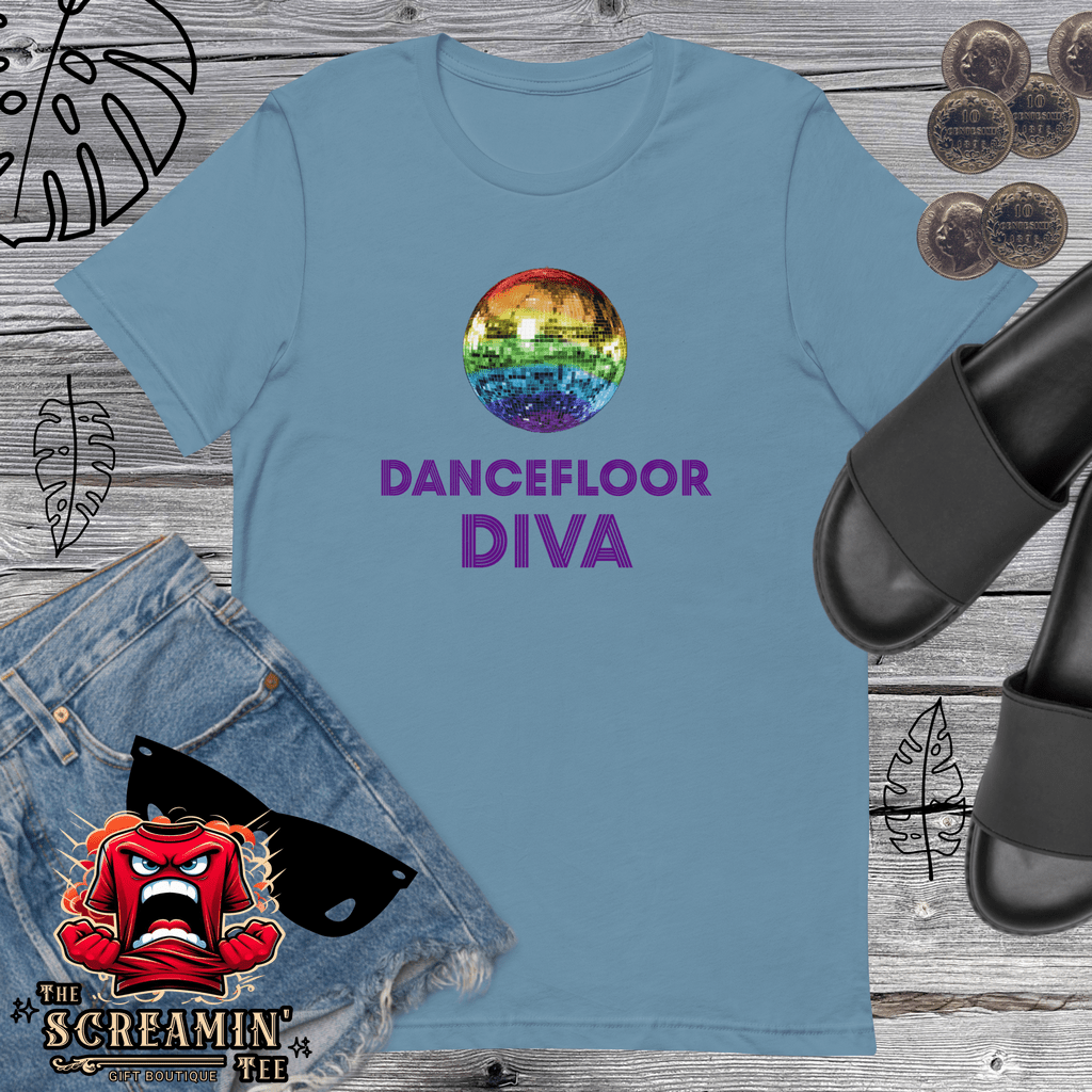 DANCEFLOOR DIVA UNISEX TSHIRT - The Screamin' Tee